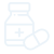 medicine white icon